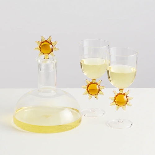 Soleil Decanter and Wine Glasses